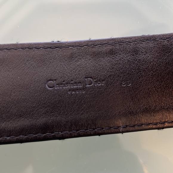 Dior black leather size 85 main image 9
